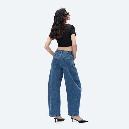 Stella High Rise Tailored Barrel Jeans