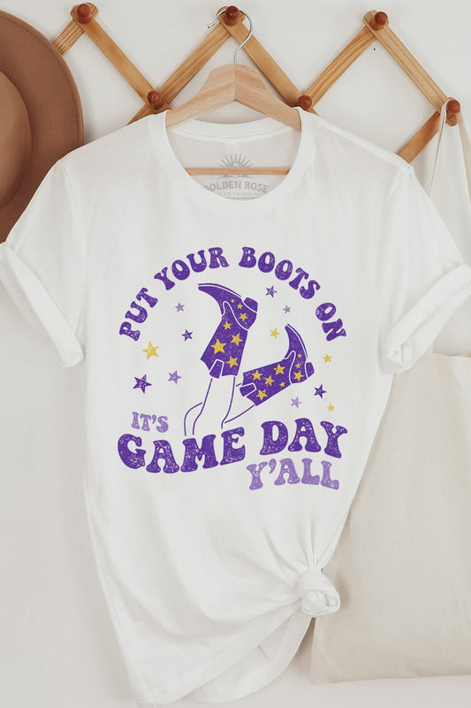 "It's Game Day Y'all" Oversized Tee