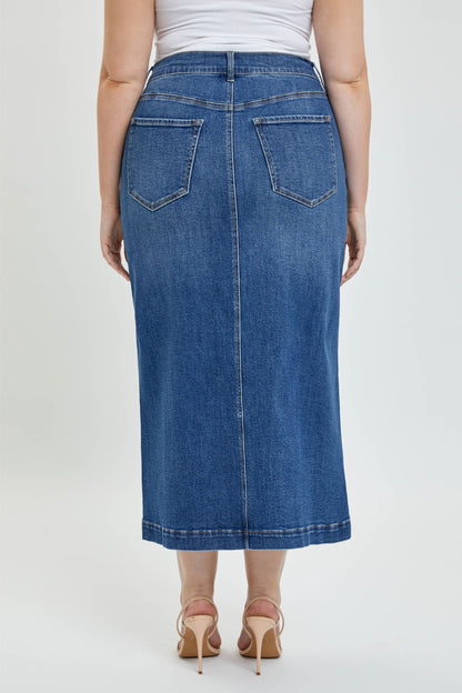 Aria Denim Midi Skirt