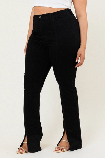 Dixie Front Slit Jeans