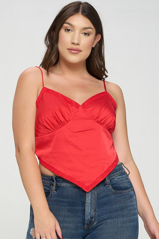 Belinda Handkerchief Crop Top