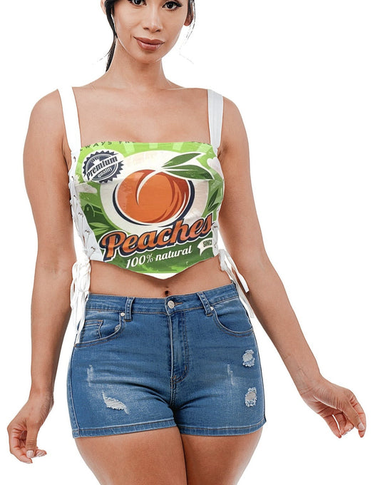 Georgia Corset Style Crop Top