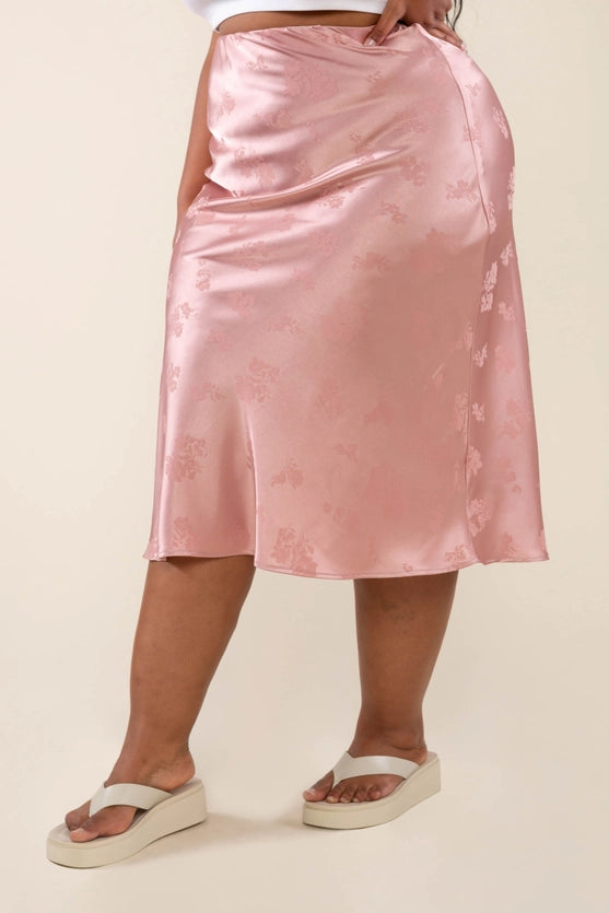 Audra Satin Skirt