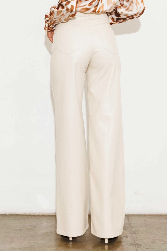 Leila Faux Leather Pants